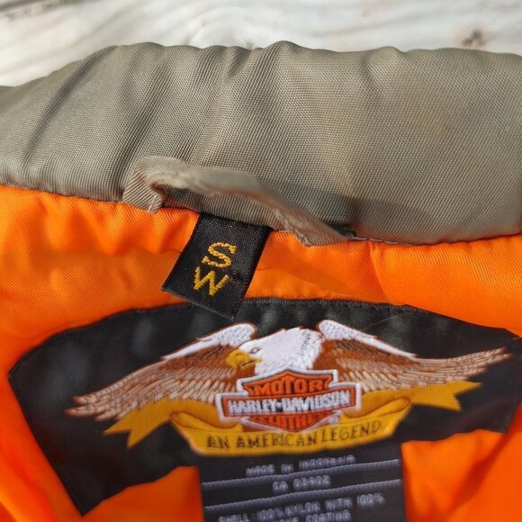 Harley Davidson Women's Biker Jacket Size Small - Picture 10 of 14